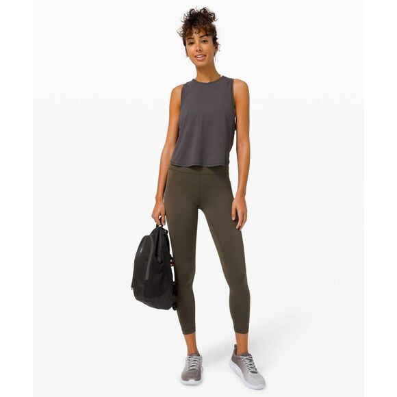 Lululemon Wunder Train High-Rise Tight/Leggings  25" Size 16 NWT Dark Olive - Picture 1 of 9